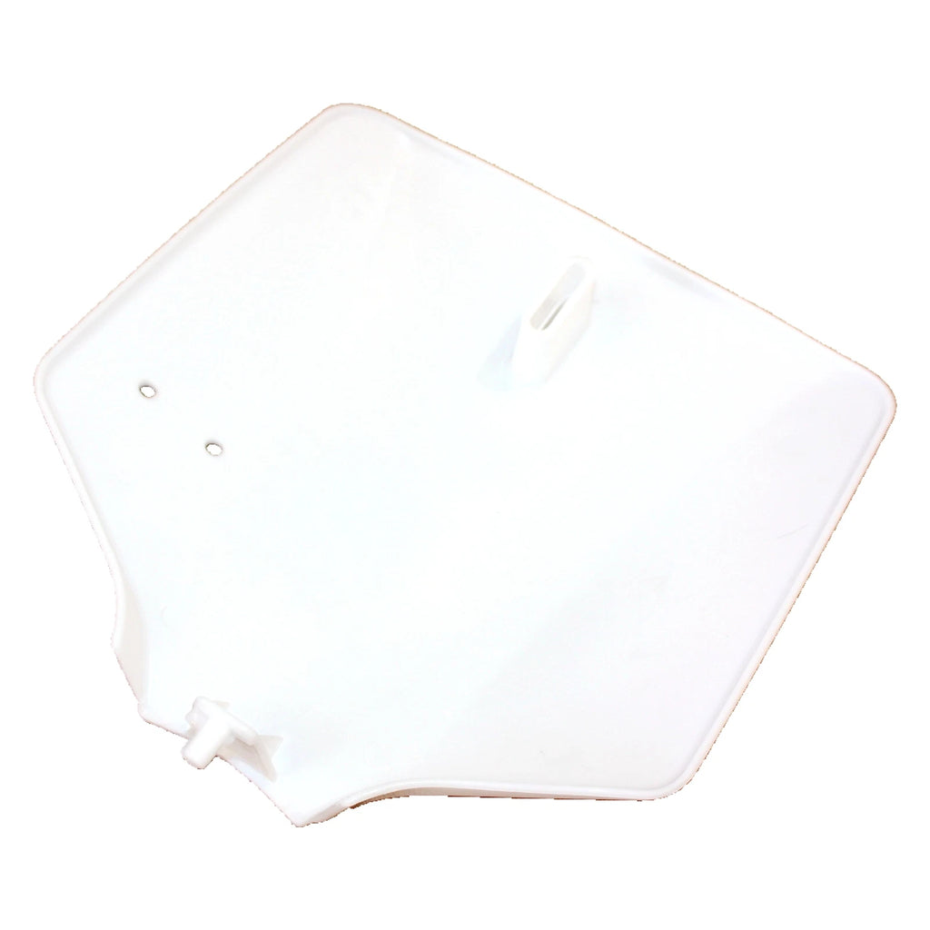 White Front Plastic Number Plate for KLX110 (2010–2023)