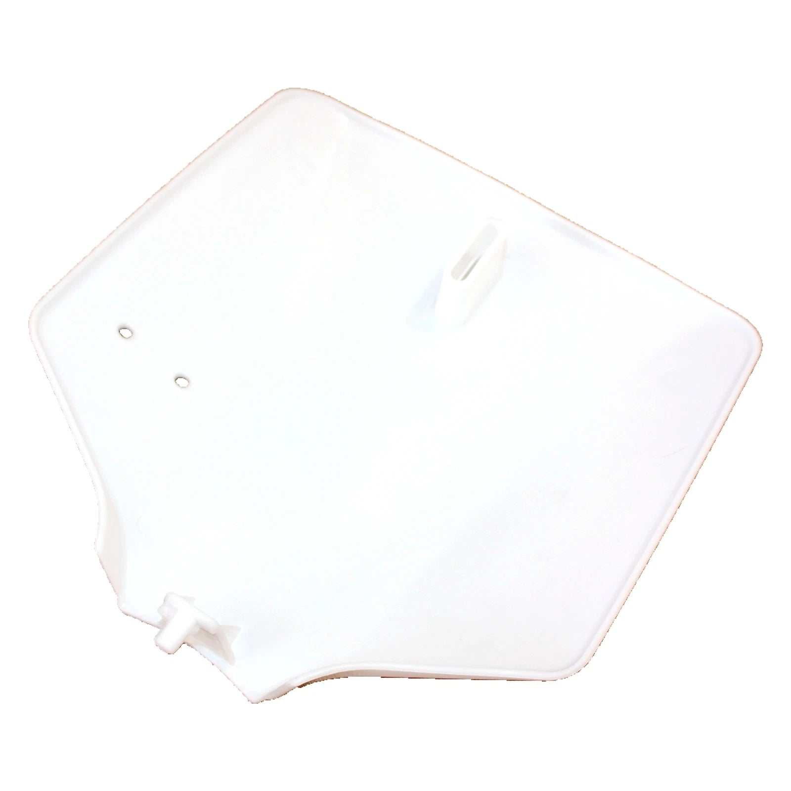 White Front Plastic Number Plate for KLX110 (2010–2023)
