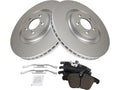 Front Brake Pad and Rotor Kit for Jaguar Vanden Plas (2006–2009) ZN925FT