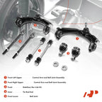 8x Front Control Arm Ball Joint Sway Bar Link for Ford Explorer (2006-2010)