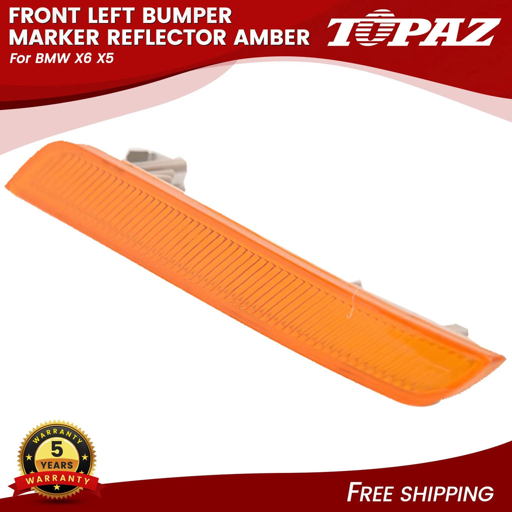 Front Left Bumper Marker Reflector for BMW X6/X5 (2008–2014) Amber