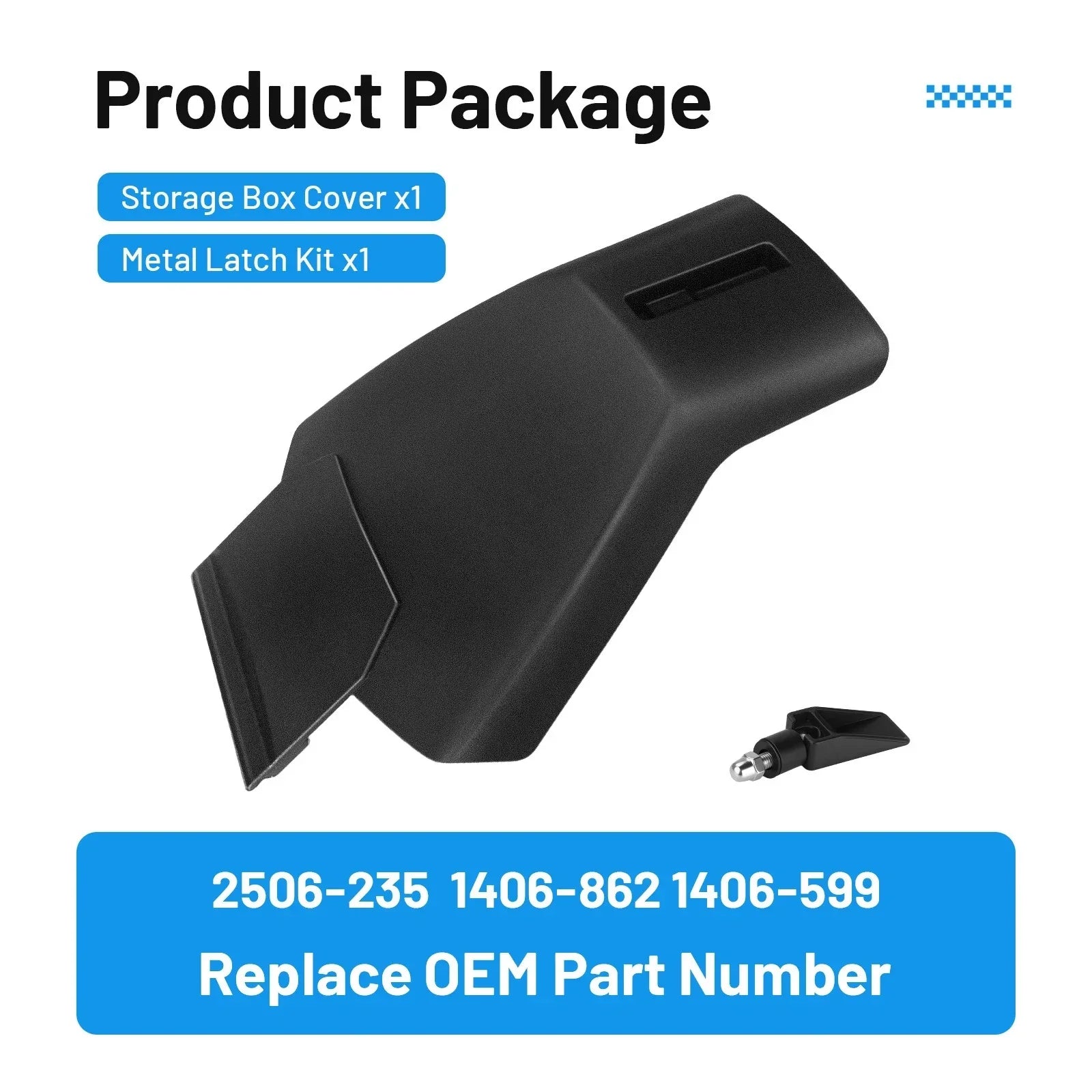 Storage Box Lid & Latch for Arctic Cat (2010–2017)