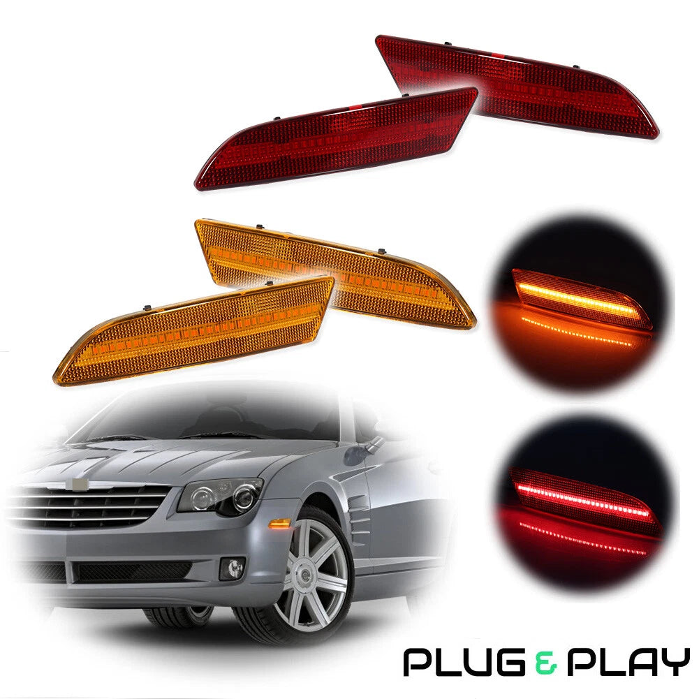 LED Side Marker Lights for Chrysler Crossfire (2004–2008)