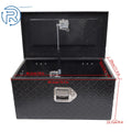 20" Aluminum Tool Box for Truck Trailer Pickup (Black)