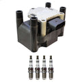 Set of 4 Bosch Ignition Coils for Audi A4, BMW E36, VW Golf, Jetta, Passat L4