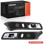 2X Front Black Chrome Interior Door Handle for Ford Explorer (2011–2015)