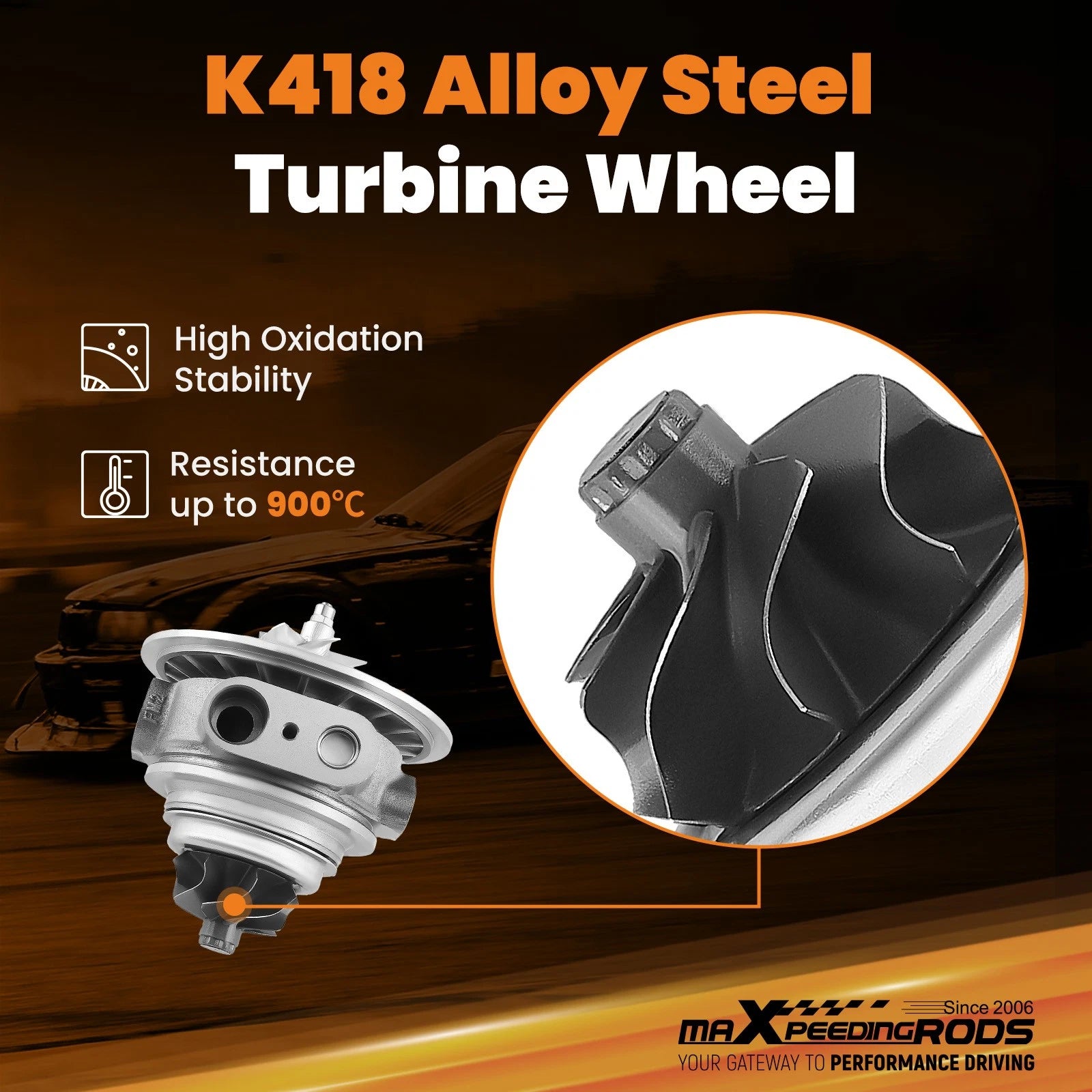 RHF5 Billet Turbo Cartridge for Audi A4 A5 A6 A7 Q5 2.0L TFSI (2012–2018)