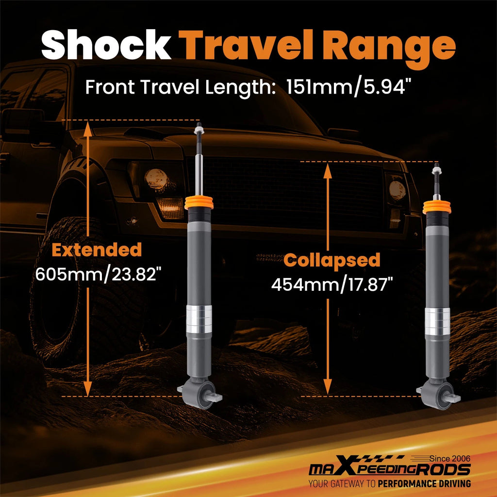 Front Adjustable Drop Strut for Ford F-150 2WD (2021–2025)
