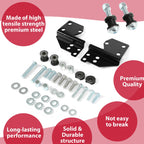 Quick Release Sissy Bar Backrest Docking Hardware Kit for Harley Touring (1997–2008)