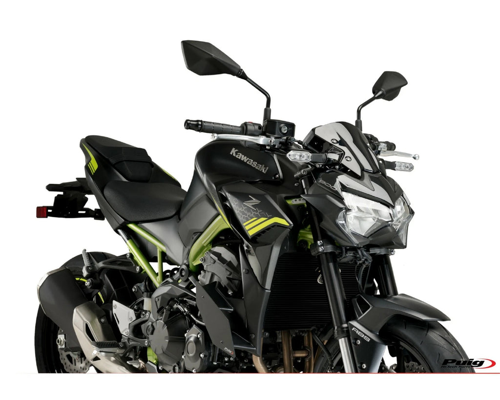 Downforce Side Spoilers for Kawasaki Z650 (2020–2023) - Black