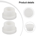 2 White Rubber Pool Ladder Bumpers for 1.90 Inch Tubing
