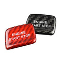 Carbon Fiber Engine Start Stop Button Sticker Cover for Chevrolet Camaro (2010–2023)