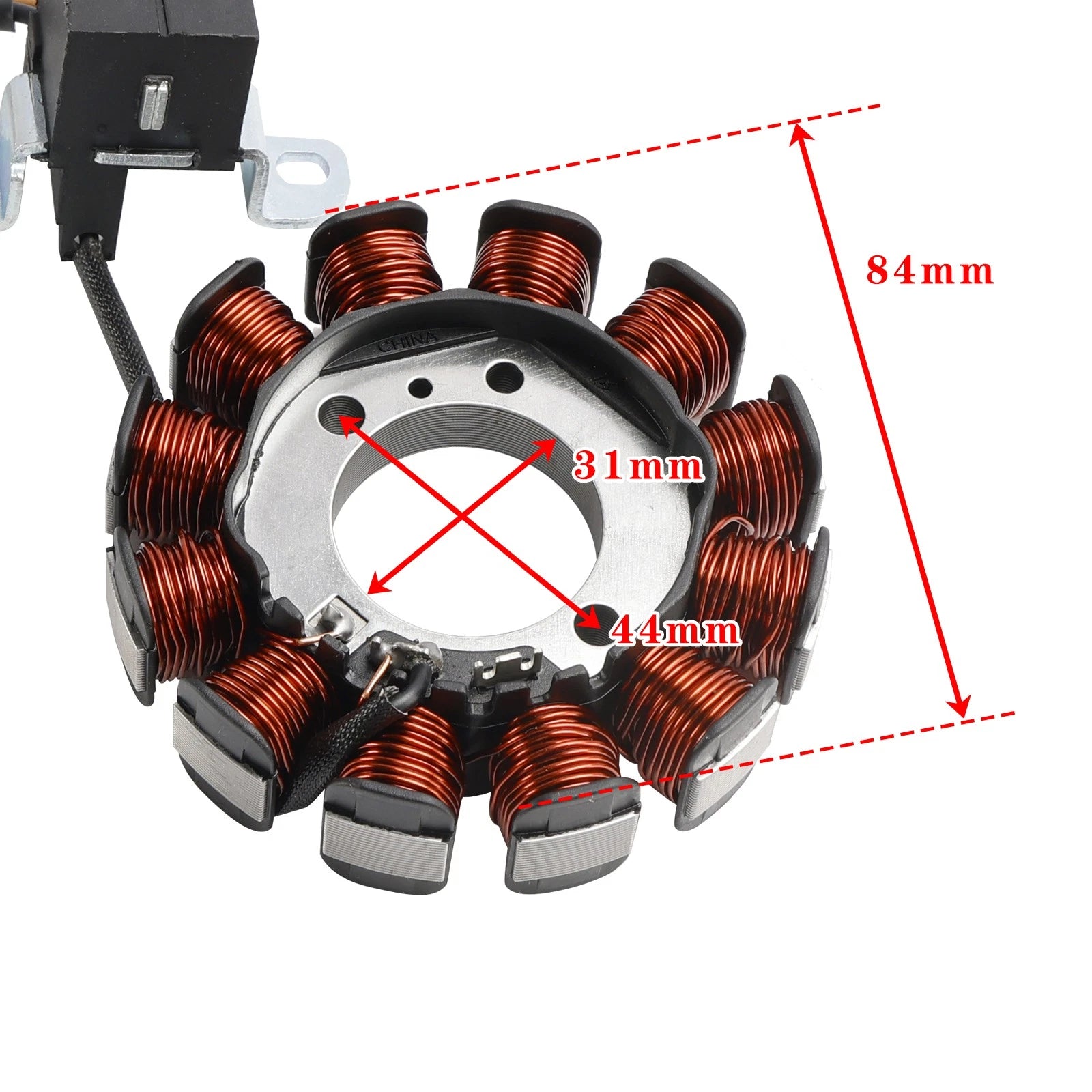 Stator Magneto 12 Coil for Aprilia Sportcity 50, Scarabeo 50 4V (2001–2014)