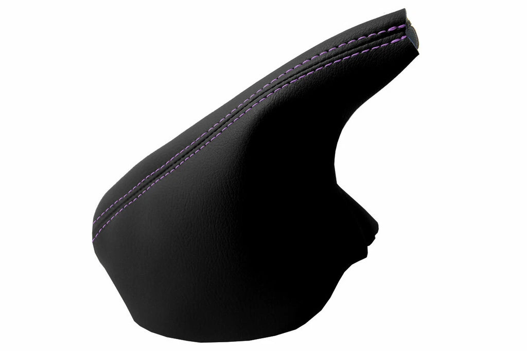 E Brake Boot Cover for BMW E30 (1984–1991) Black Purple Stitch