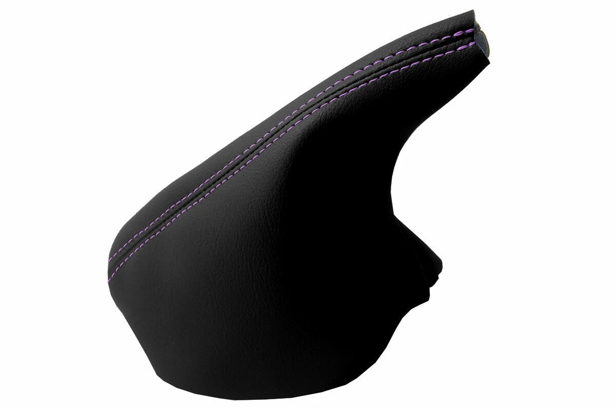 E Brake Boot Cover for BMW E30 (1984–1991) Black Purple Stitch
