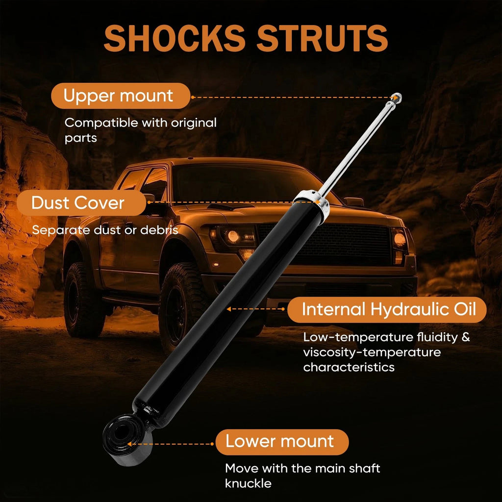 Rear Pair Struts and Shocks for Chevrolet Cruze, Volt (2011–2015)