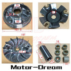 Performance Racing Front Clutch Variator for 150cc GY6 QMJ157 (2000–2023)