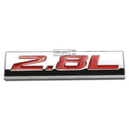 Polished Chrome Emblem Badge for 2.8L Engine (Compatible with )
