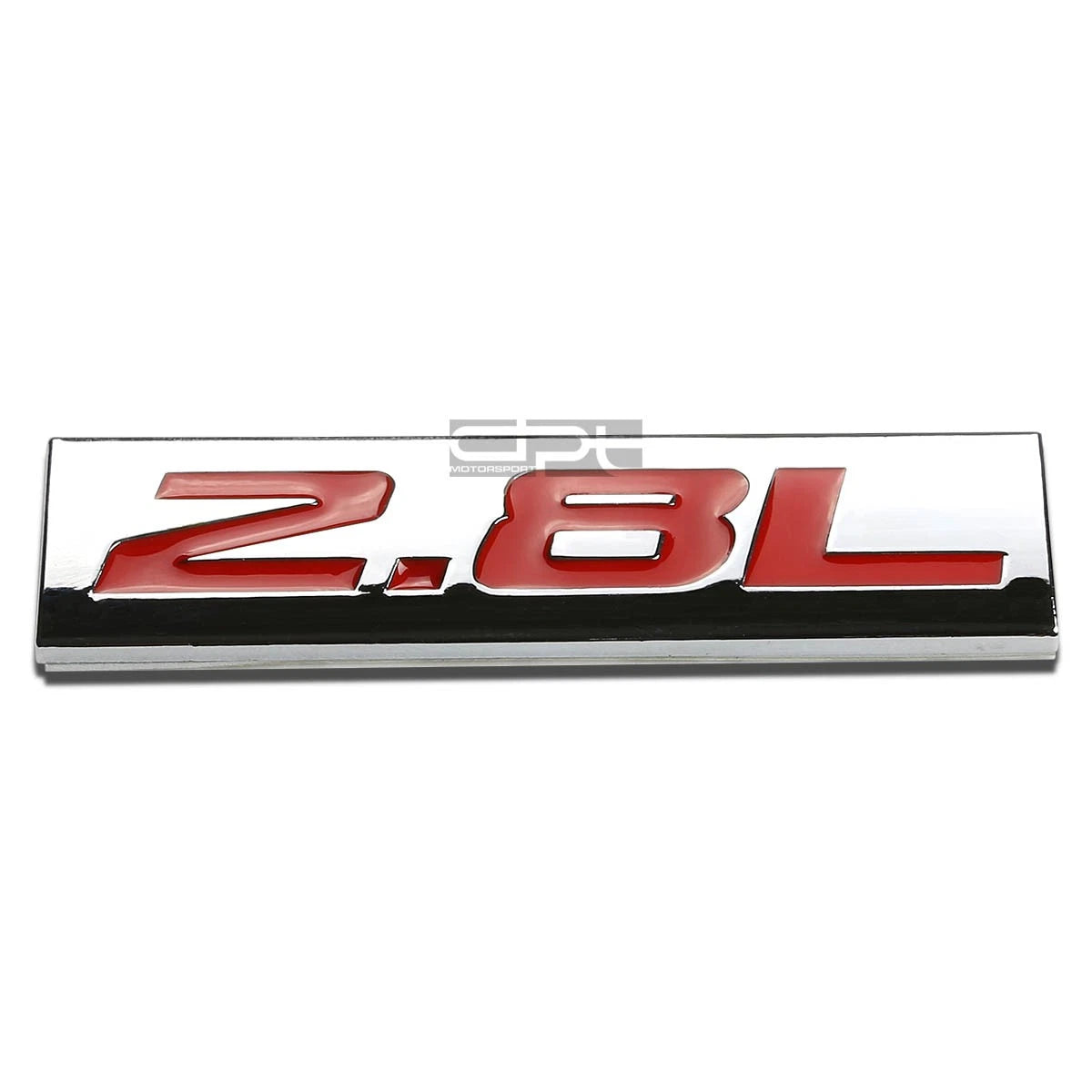 Polished Chrome Emblem Badge for 2.8L Engine (Compatible with )
