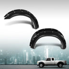 Set of 4 Pocket Rivet Bolt-On Fender Flares Smooth Black for Ford Ranger
