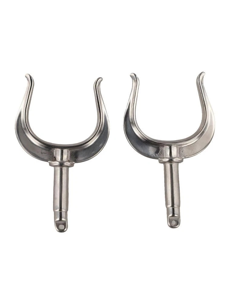 Set of 2 Rowlocks for Marine Row Boat (316 Stainless Steel)