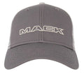 Mack Trucks 3D Wordmark Logo Dark Grey Mesh Snapback Cap/Hat