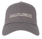 Mack Trucks 3D Wordmark Logo Dark Grey Mesh Snapback Cap/Hat
