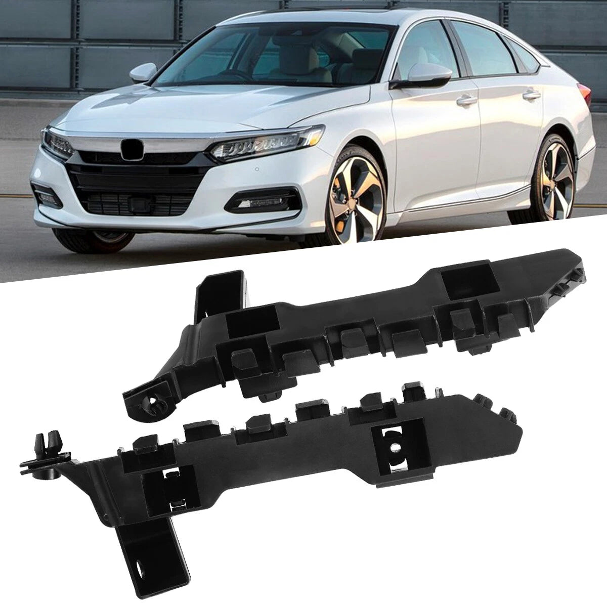 Set of 2 Front Bumper Brackets for Accord Sedan (2018–2021)