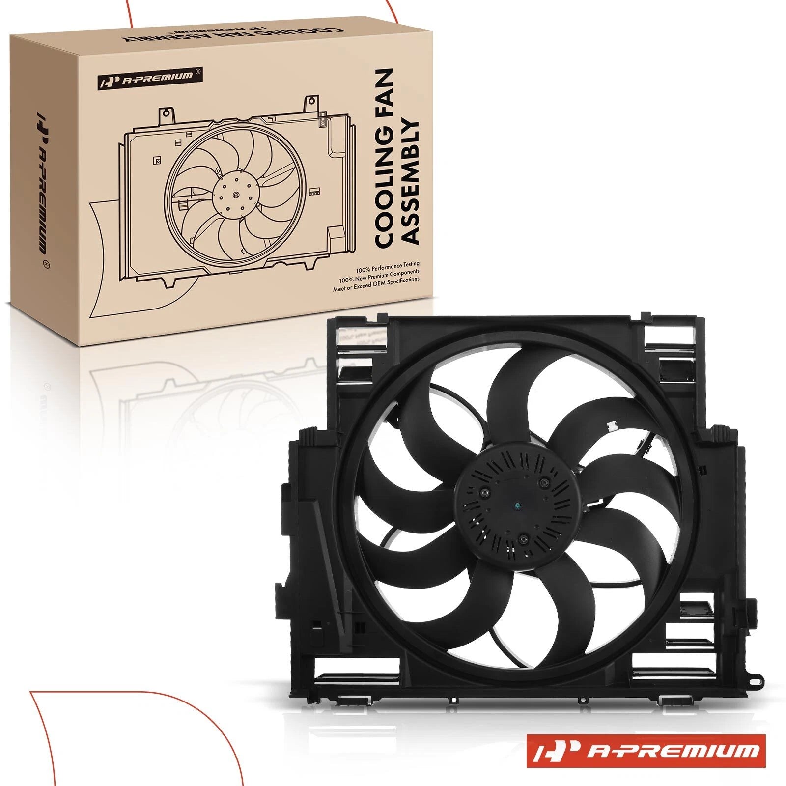 Cooling Fan Assembly for BMW 528i xDrive (2012–2016)