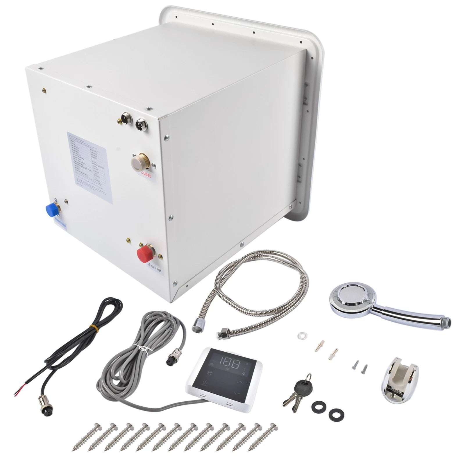 12V DC Tankless Water Heater for RV (42000 BTU)