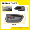 Set of 4 Interior Left Right Side Door Handles for Toyota Camry (1997–2001)