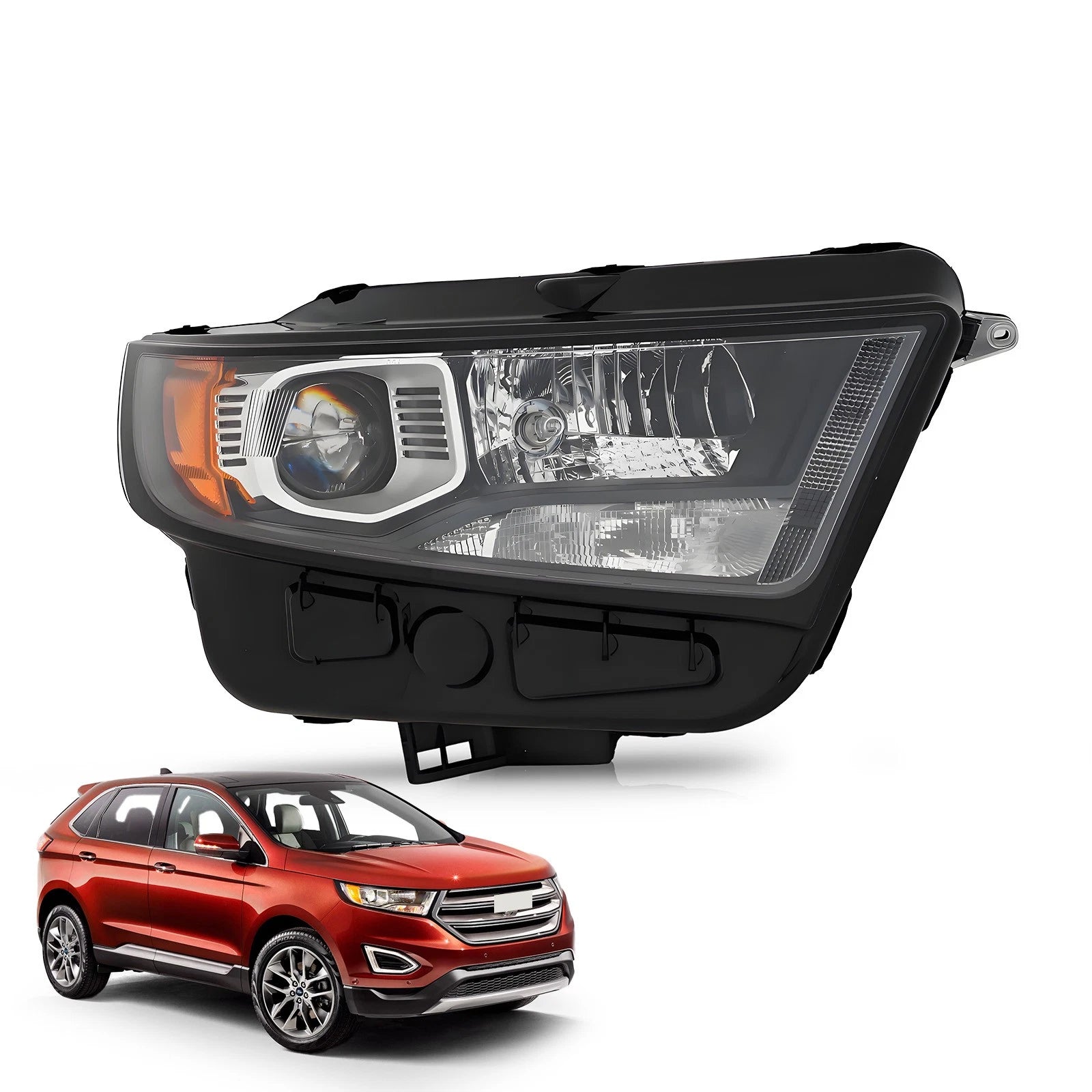 HID Xenon Headlight for Ford Edge (2015–2018) Right Passenger w/o Ballast & Bulb