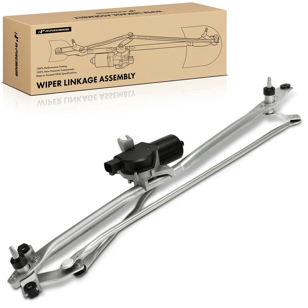 Front Wiper Motor & Linkage Assembly for Chevy Express 1500 GMC Savana (2003–2023)