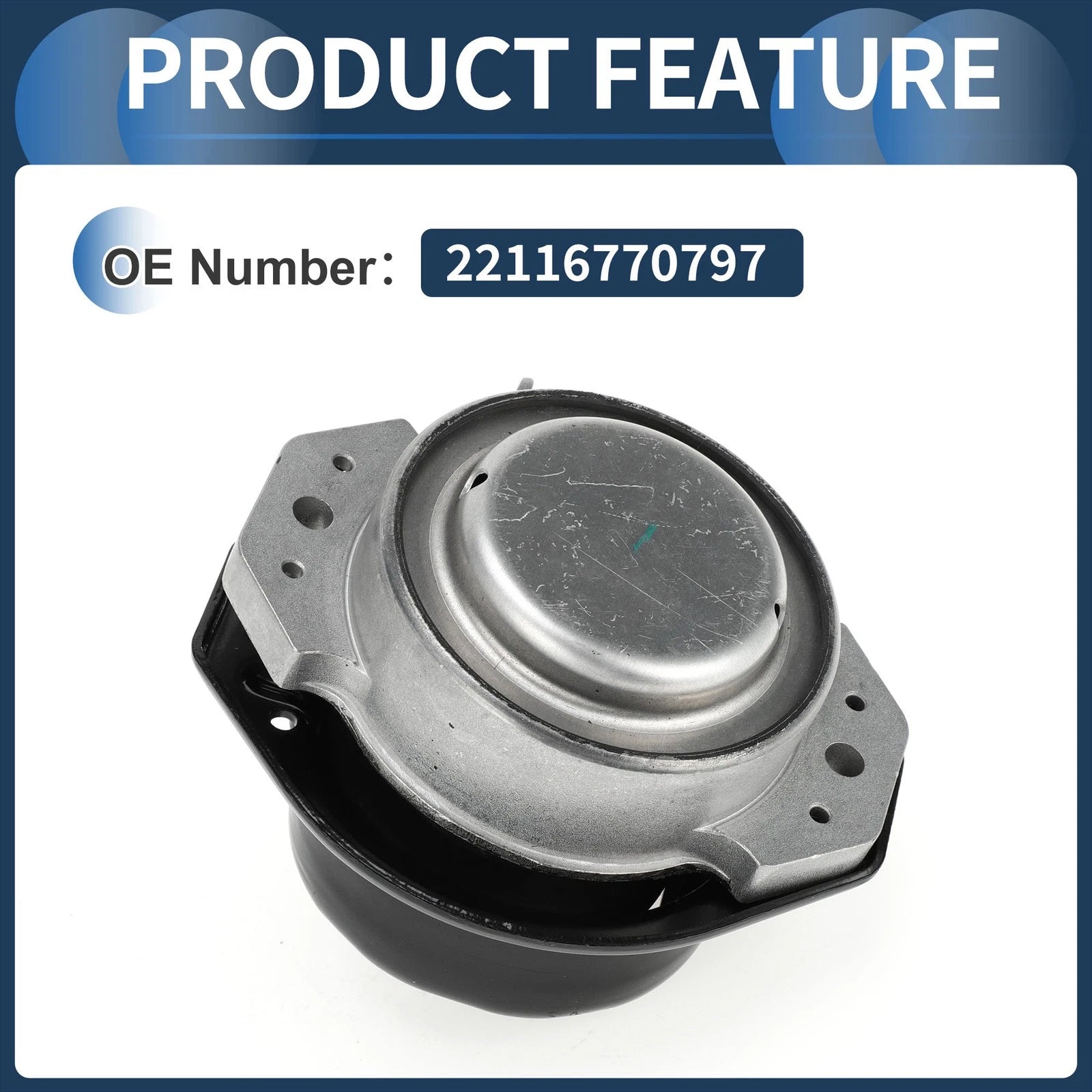 Engine Motor Mount for BMW 730Li E66 (2000–2008) 3.0L A/MT
