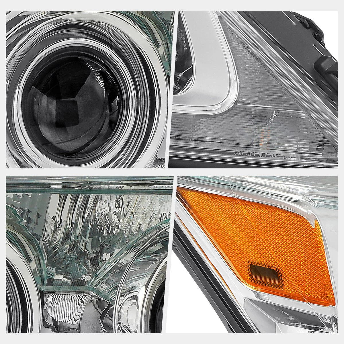 Right Side HID Projector Headlight Chrome for Lexus LX570 (2013–2015)