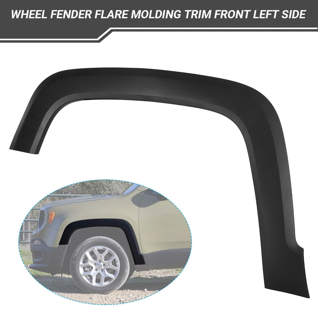 Set of 2 Front Wheel Fender Flares for Jeep Renegade (2015–2021)
