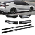 Front Bumper Lip Spoiler for Camry SE XSE (2018–2020) Glossy Black