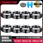 Set of 4 Wheel Spacers 1"/1.5"/2" 6x5.5 for Nissan Titan Pathfinder Frontier