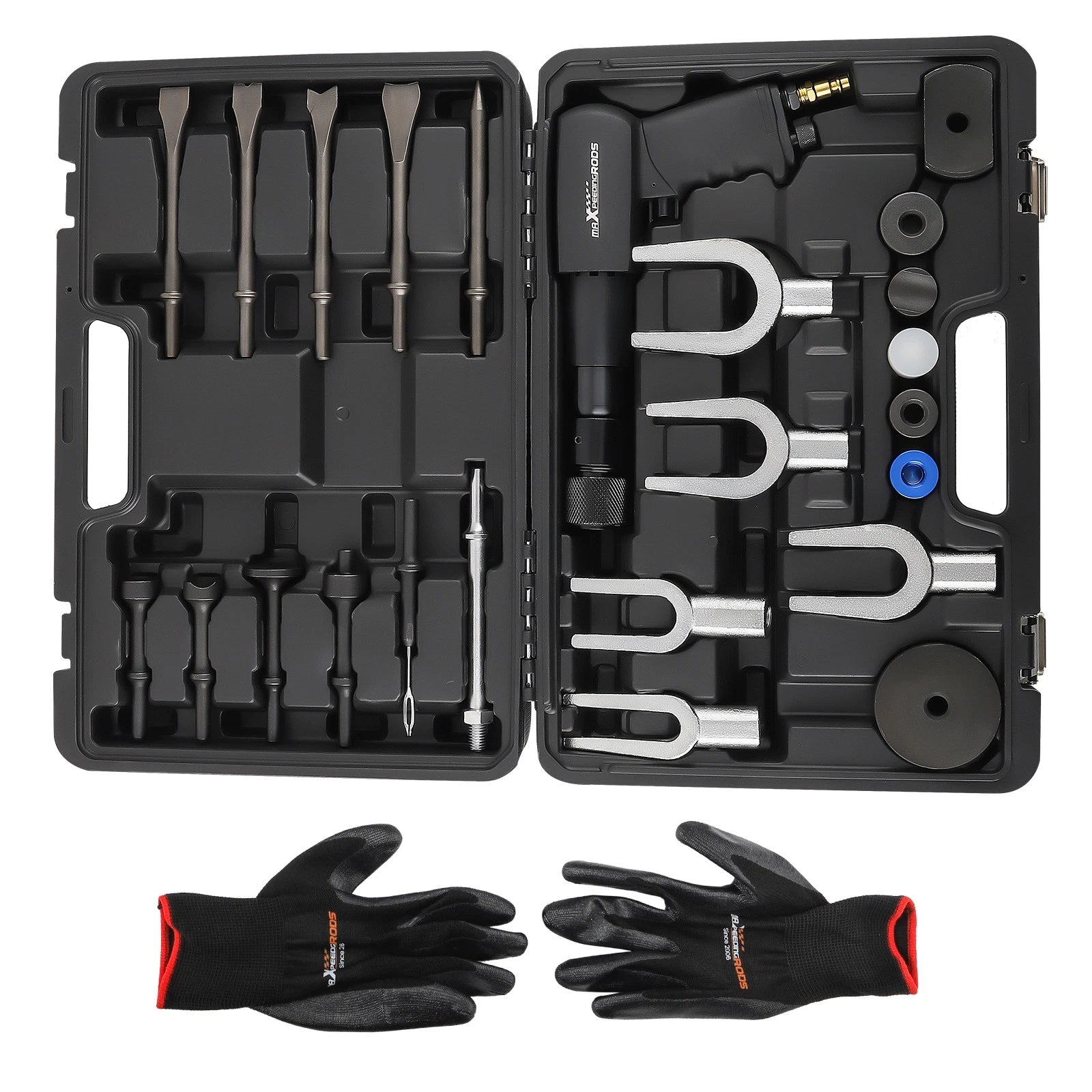 Air Hammer Tool Kit for Professional Use with Case