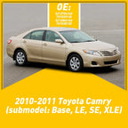 Fog Light Cover Set for Toyota Camry (2010–2011)