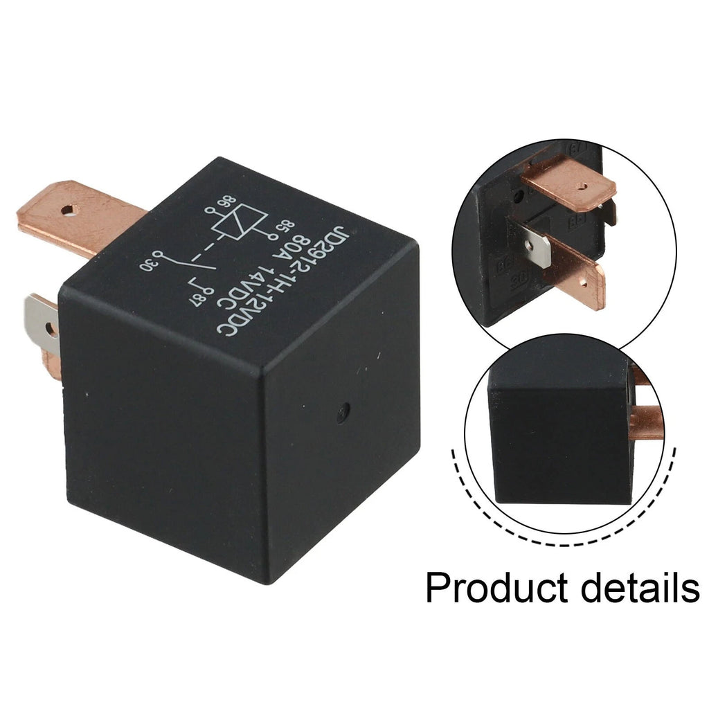 80A JD1912 Relay for 24V 12V Heavy Duty Waterproof (4Pin)