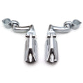 Chrome 1 1/4" Gear Skull FootPeg Clamp for Harley Sportster Touring (D)