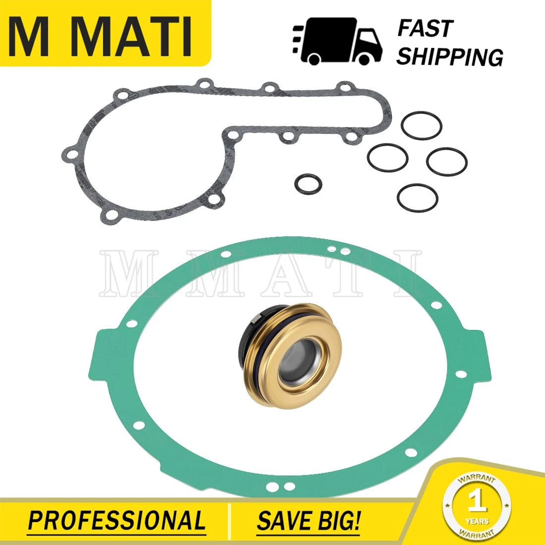 Water Pump Seal Cover Gaskets Kit for Polaris Scrambler Sportsman XP 1000 850 (2014–2023)
