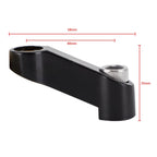 Pair M10 Plastic Mirror Riser/Extender Adapter for Right & Left Hand Thread