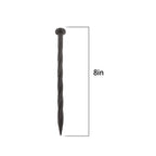 Set of 300 Spiral Pointed Garden Stakes for Landscape Edging
