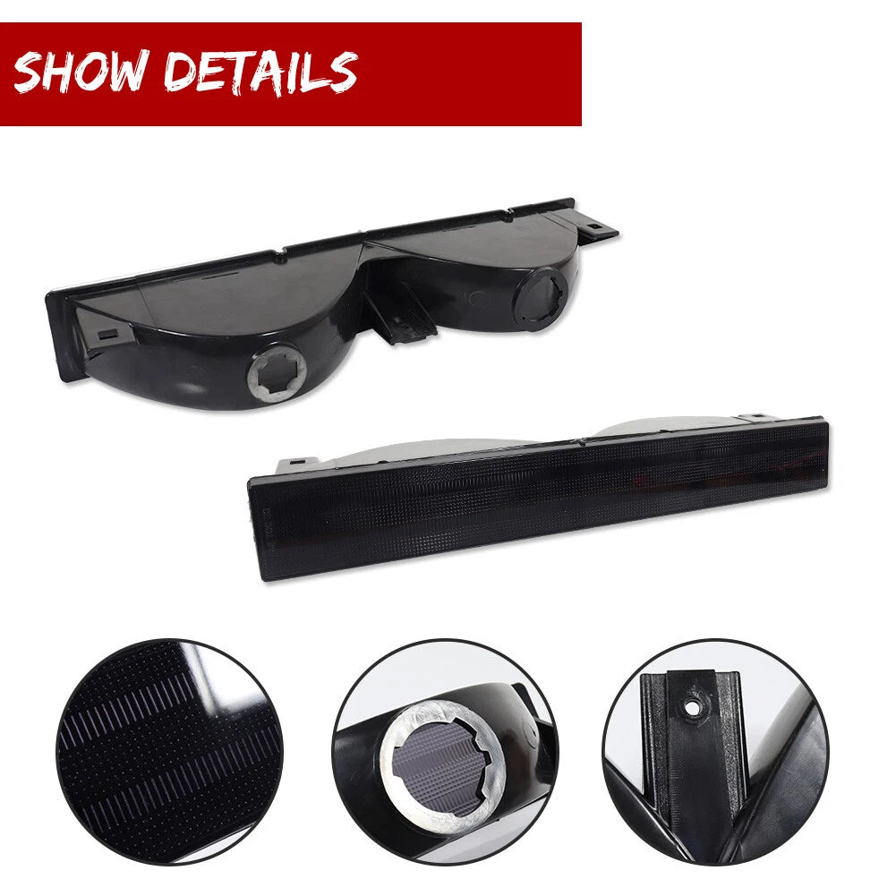 Smoke Front Bumper Parking Signal Light for Chevrolet El Camino Malibu (1982–1987)