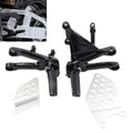 Black Front Driver Foot Pegs for Honda CBR1000RR (2004-2007)