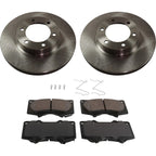 Brake Rotor and Pad Kit for Toyota 4Runner (2003–2009) Front Solid Set