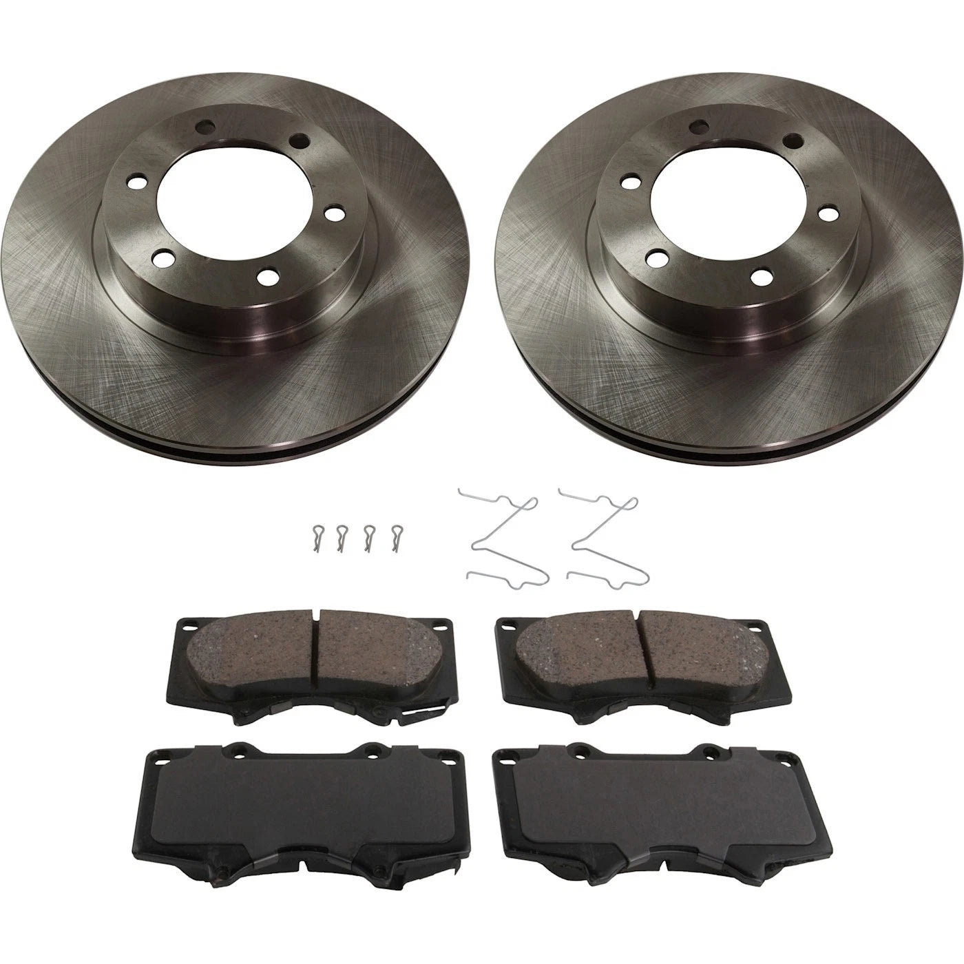 Brake Rotor and Pad Kit for Toyota 4Runner (2003–2009) Front Solid Set