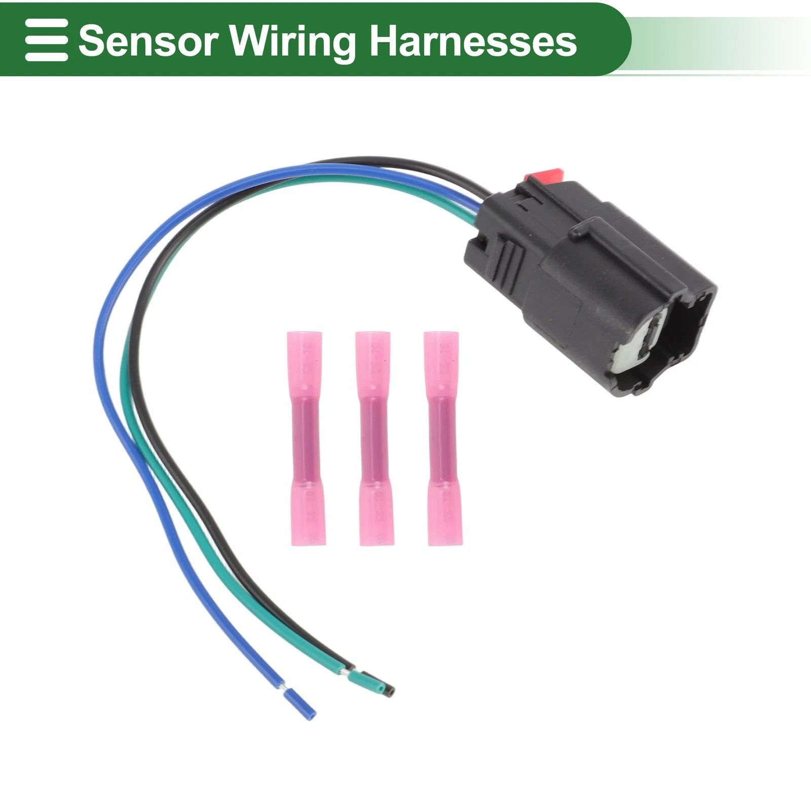 Set of 3 Pin Sensor Wiring Harnesses for Ford Edge (2018–2024) 22 Gauge